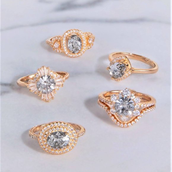 Mercury Stone ring, 925 Sterling Silver, 10k gold finish - Picture 7 of 8